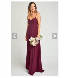 SHOW ME YOUR MUMU godshaw bridesmaid dress